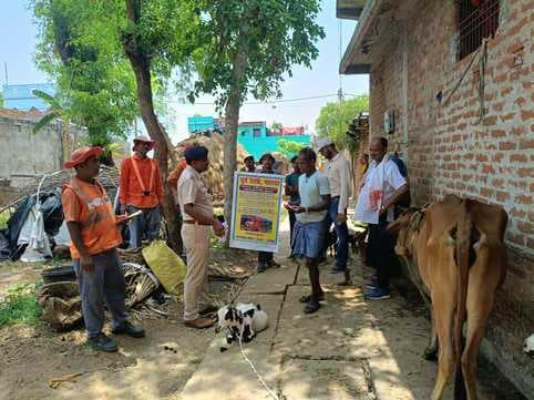 पशुओं के ट्रेन से टकराव को रोकने के लिए किया गया जागरूक
