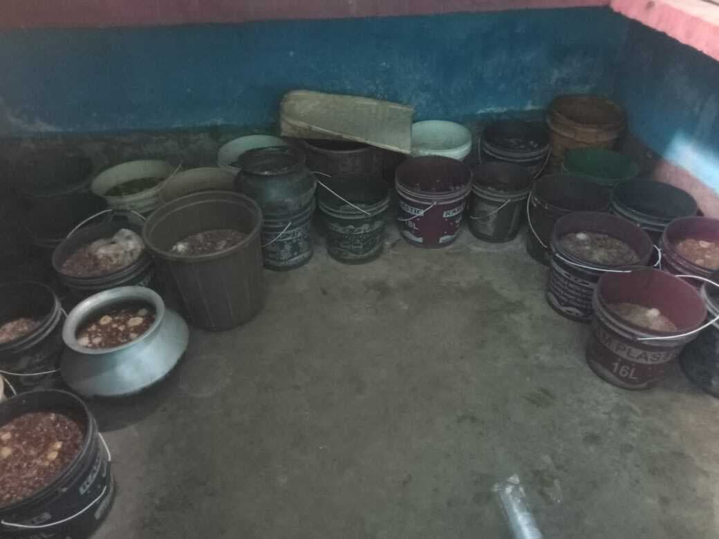 10 लीटर चुलाई शराब व 230 किलो जावा महुआ बरामद