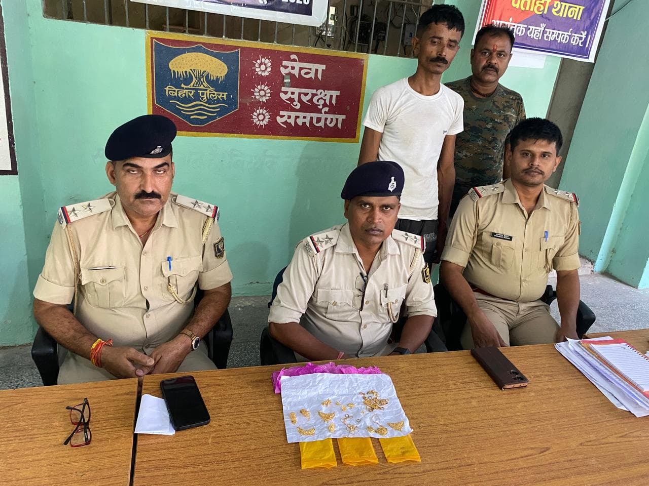 Motihari: छह लाख की चोरी गयी आभूषण को चार घंटे  में किया बरामद