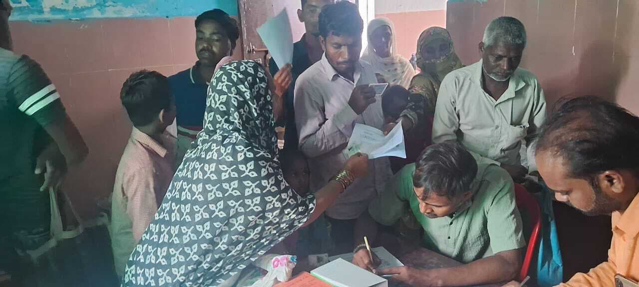 50 से अधिक दिव्यांगजनों की हुई स्वास्थ्य जांच