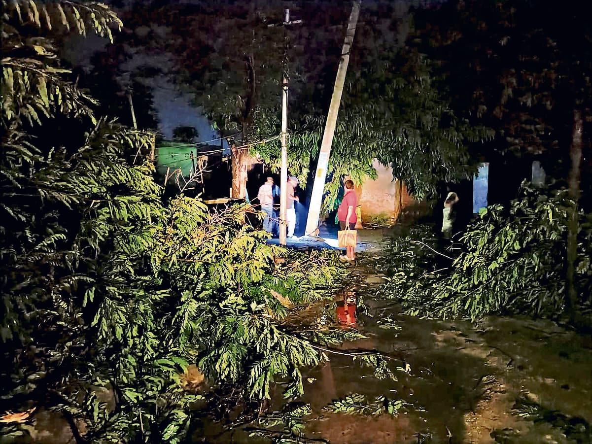 Rourkela News: स्मार्ट सिटी में आंधी तूफान से कई स्थानों पर पेड़ गिरे, बिजली के खंभे टूटे