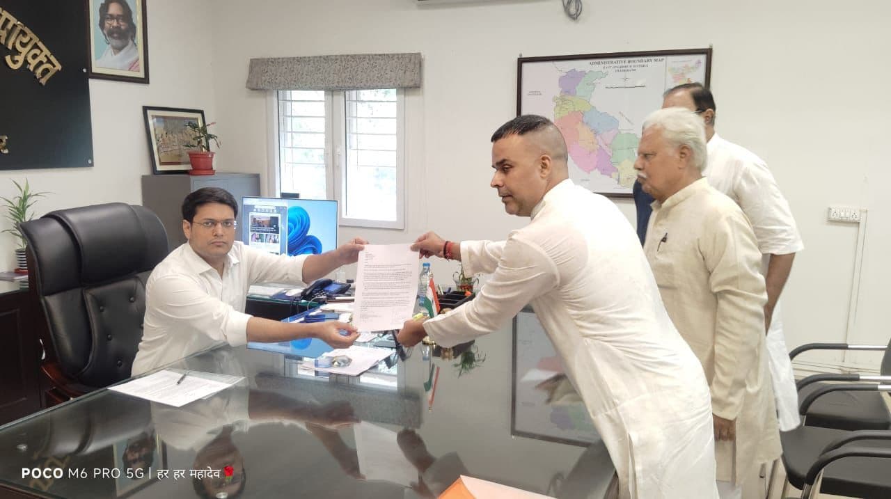 Jamshedpur news. मानगो वासियों को डिमना लेक से मिले पानी : सौरभ विष्णु