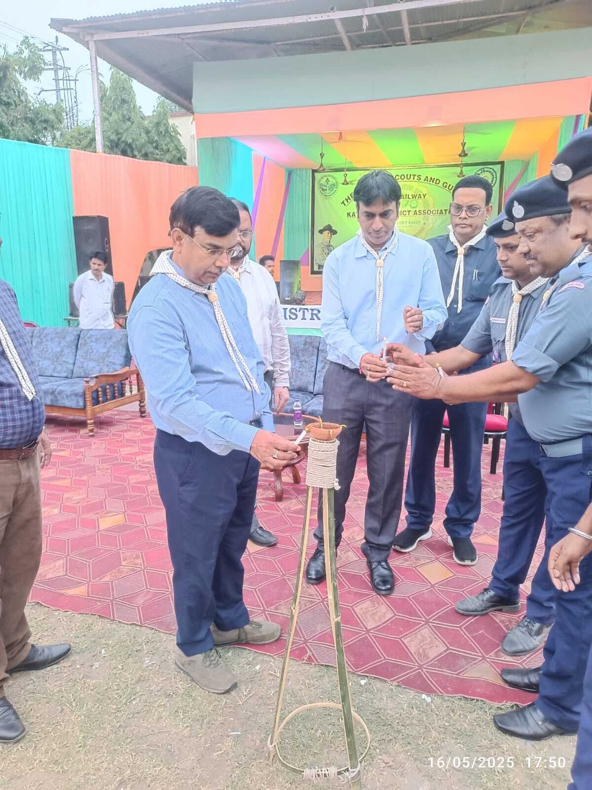 रेलवे प्रवर संस्थान में चतुर्थ जिला रैली का शुभारंभ