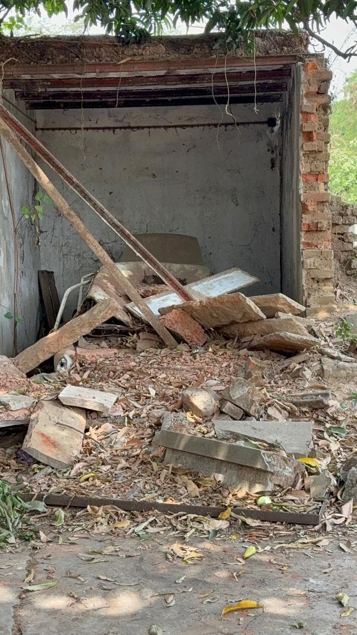 कैंपस में पुराना भवन गिरने से मॉडल स्कूल का छात्र हुआ घायल