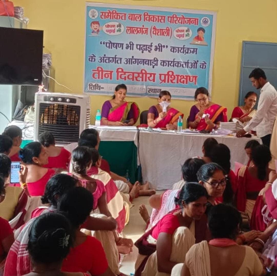 hajipur news. आयु के अनुसार ऊपरी आहार के महत्व की दी जानकारी