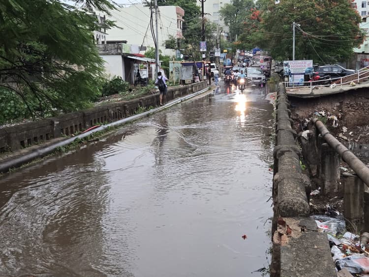 Deoghar news : तेज आंधी पानी के कारण निगम क्षेत्र में कई जगहों पर पेड़ गिरे, नालियां जाम