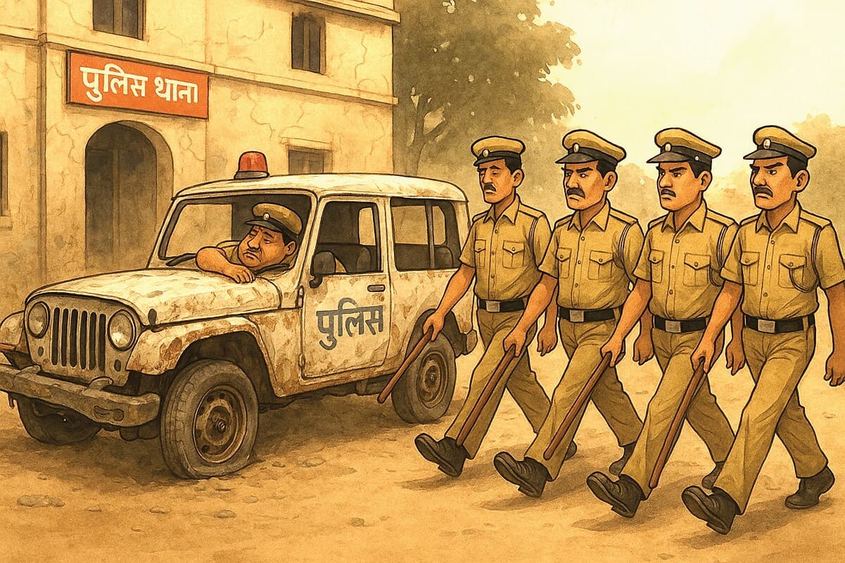 jharkhand police news : खटारा गाड़ियों के भरोसे थाने, एक्सपायरी वाहन से चल रहे अफसर