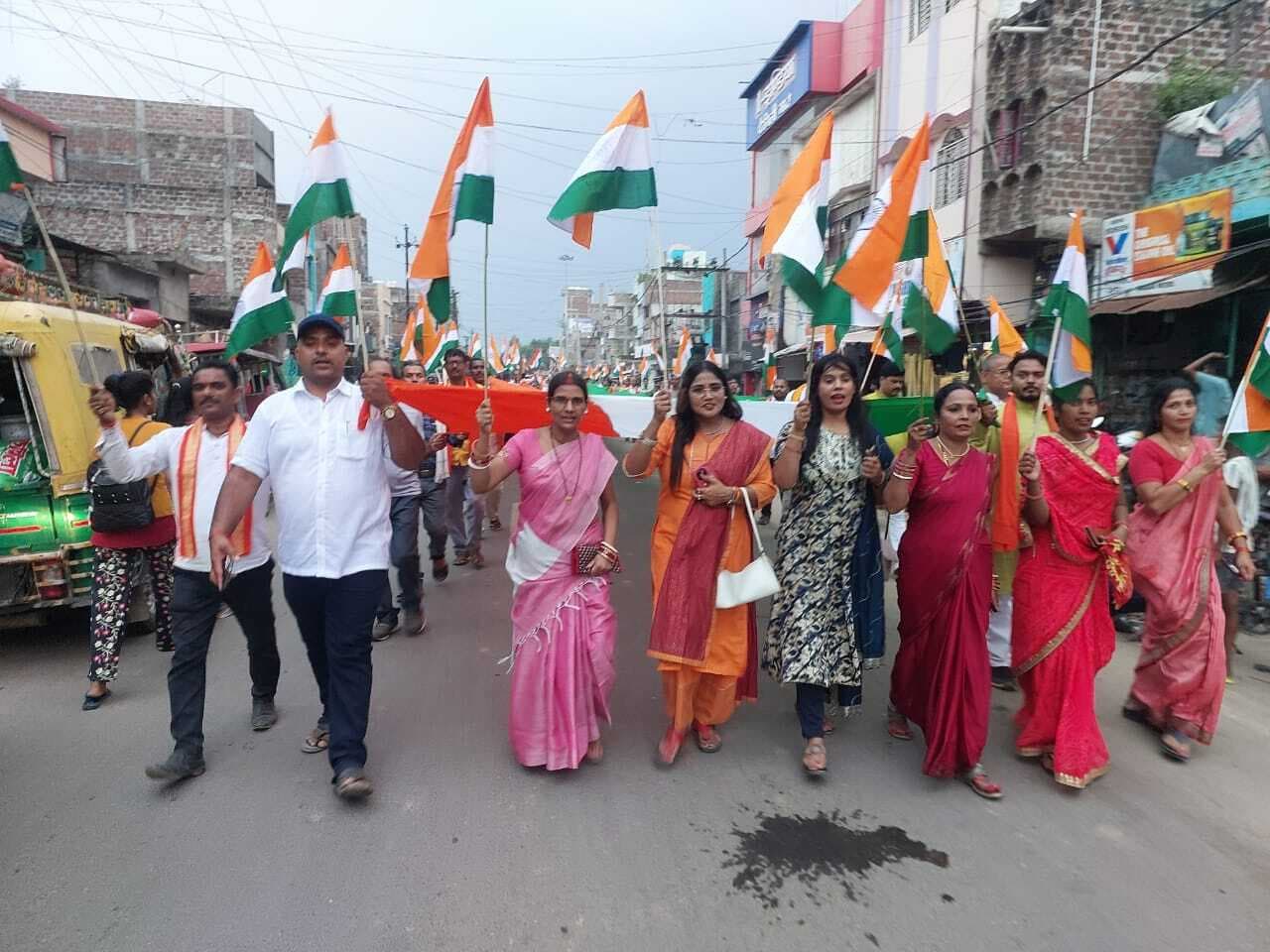 ऑपरेशन सिंदूर की सफलता पर निकली गयी तिरंगायात्रा