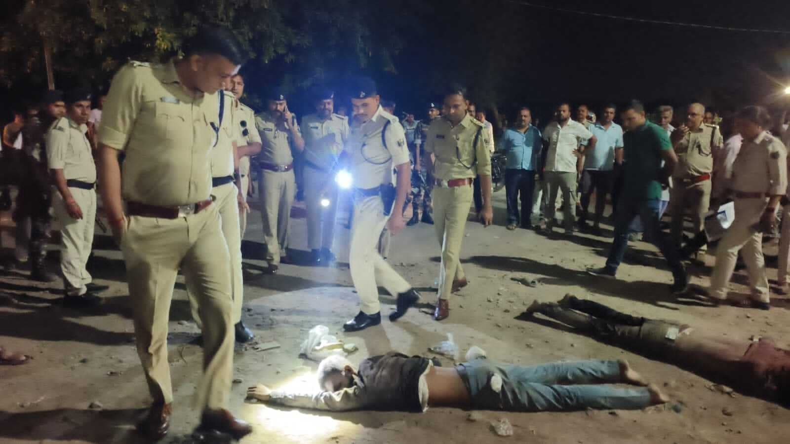 Double murder in Samastipur:दो व्यवसायी भाई को बदमाशों ने मारी गोली, लोगों ने दो बदमाशों की पीट पीटकर मार डाला