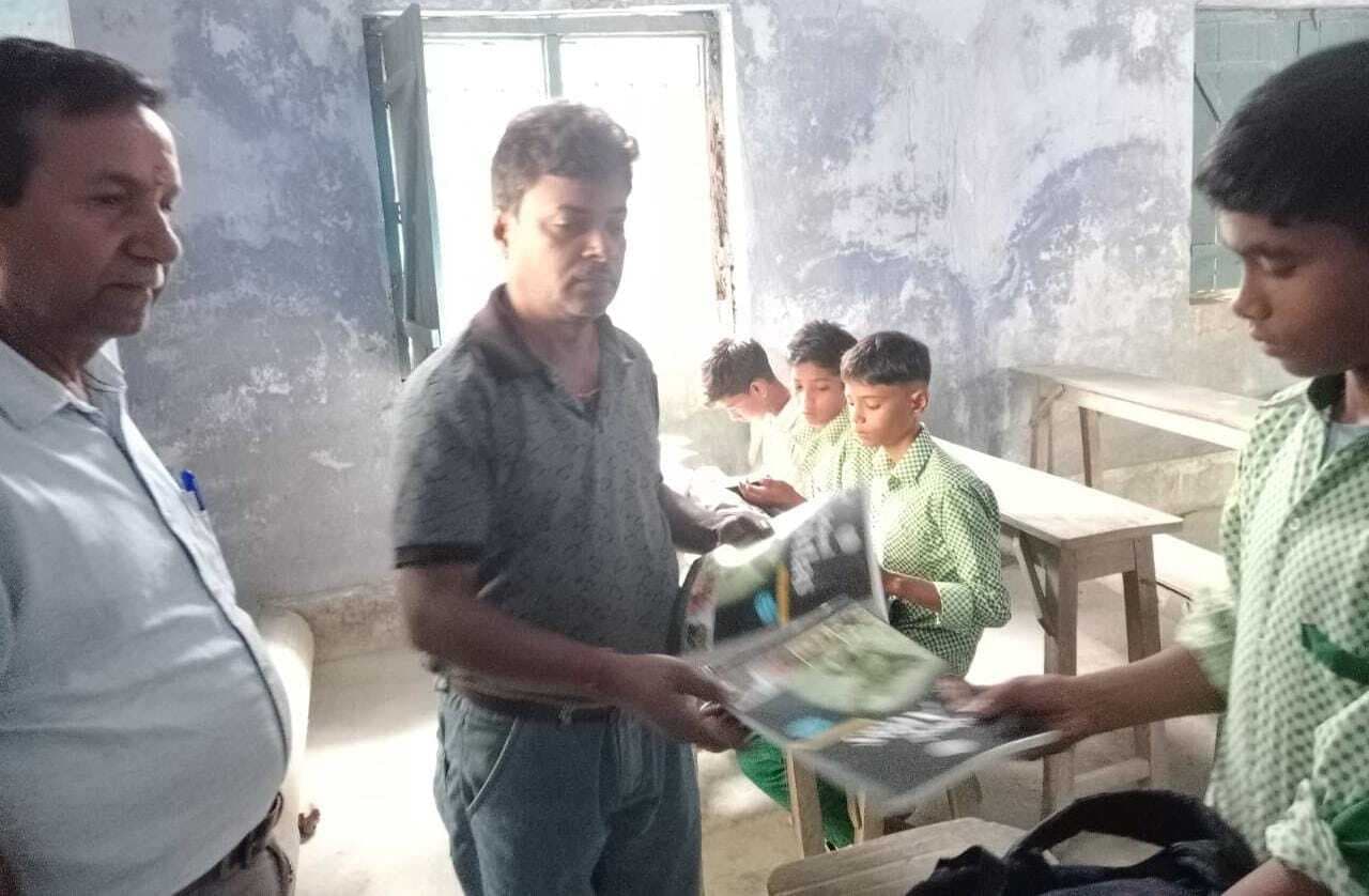 उच्च विद्यालय में नामांकित 41 छात्रों की पढ़ाई शुरू