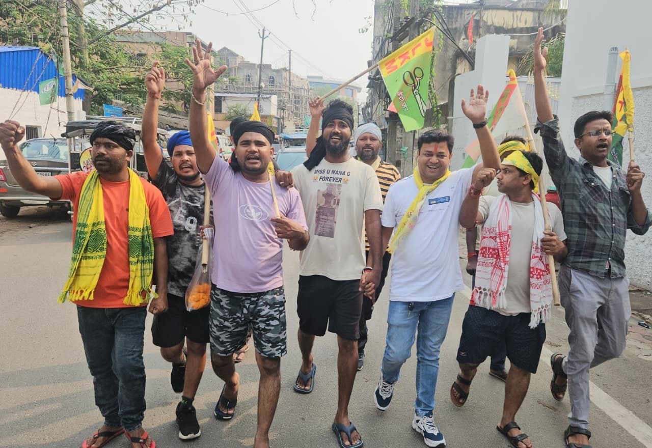 Giridih News :जेएलकेएम की खतियानी पदयात्रा गिरिडीह पहुंची