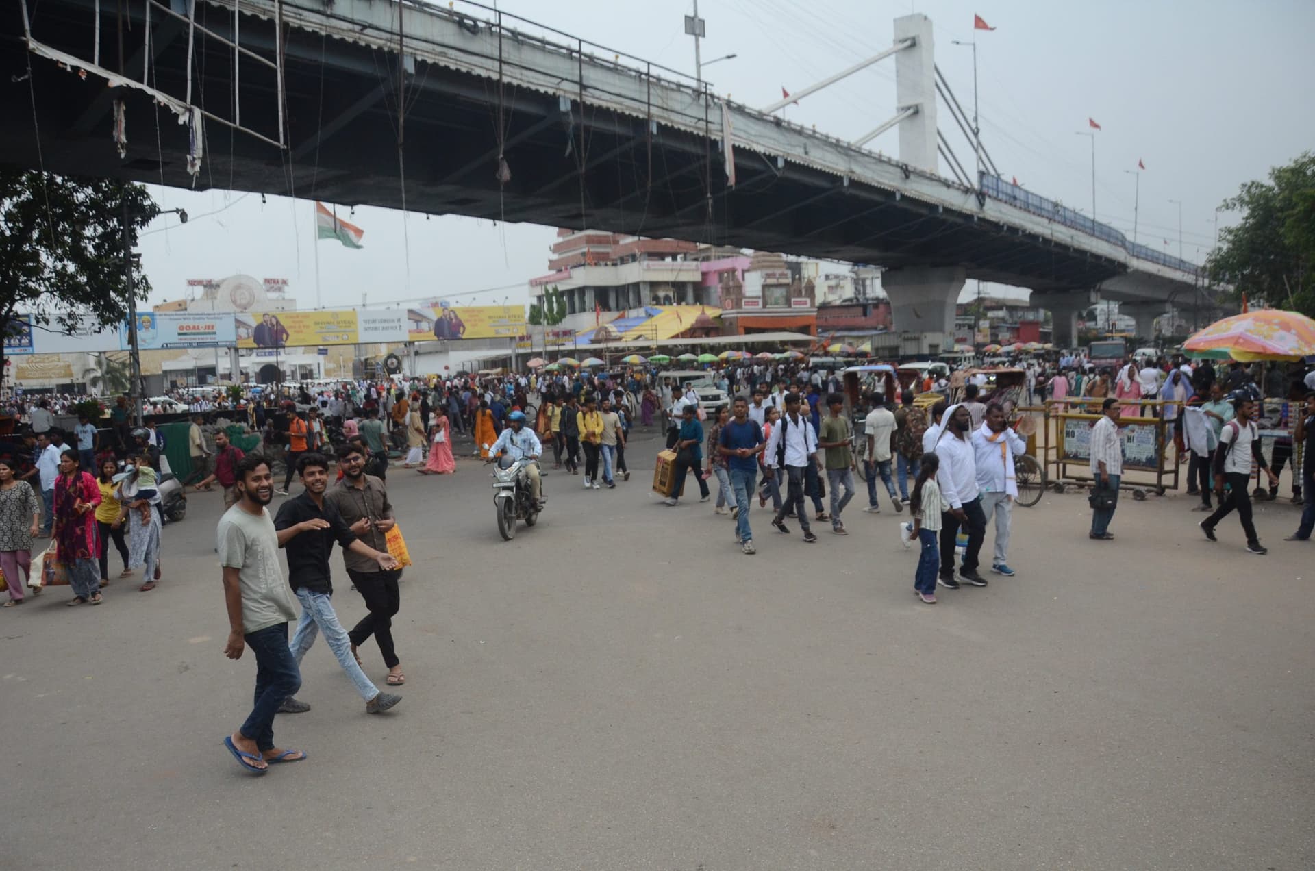 Patna News : पटना जंक्शन गोलंबर के पास मिली जाम से मुक्ति
