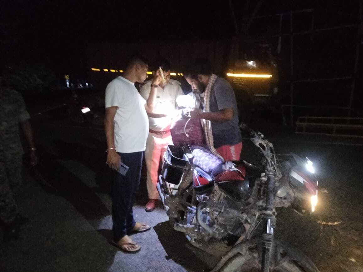 थाना पुलिस ने चलाया वाहन जांच अभियान