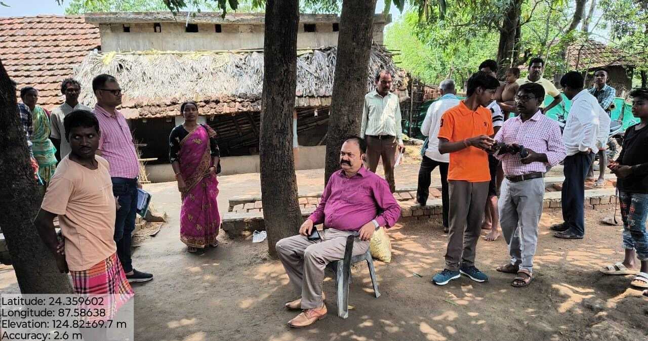 बीडीओ ने कई विकास योजनाओं का किया निरीक्षण