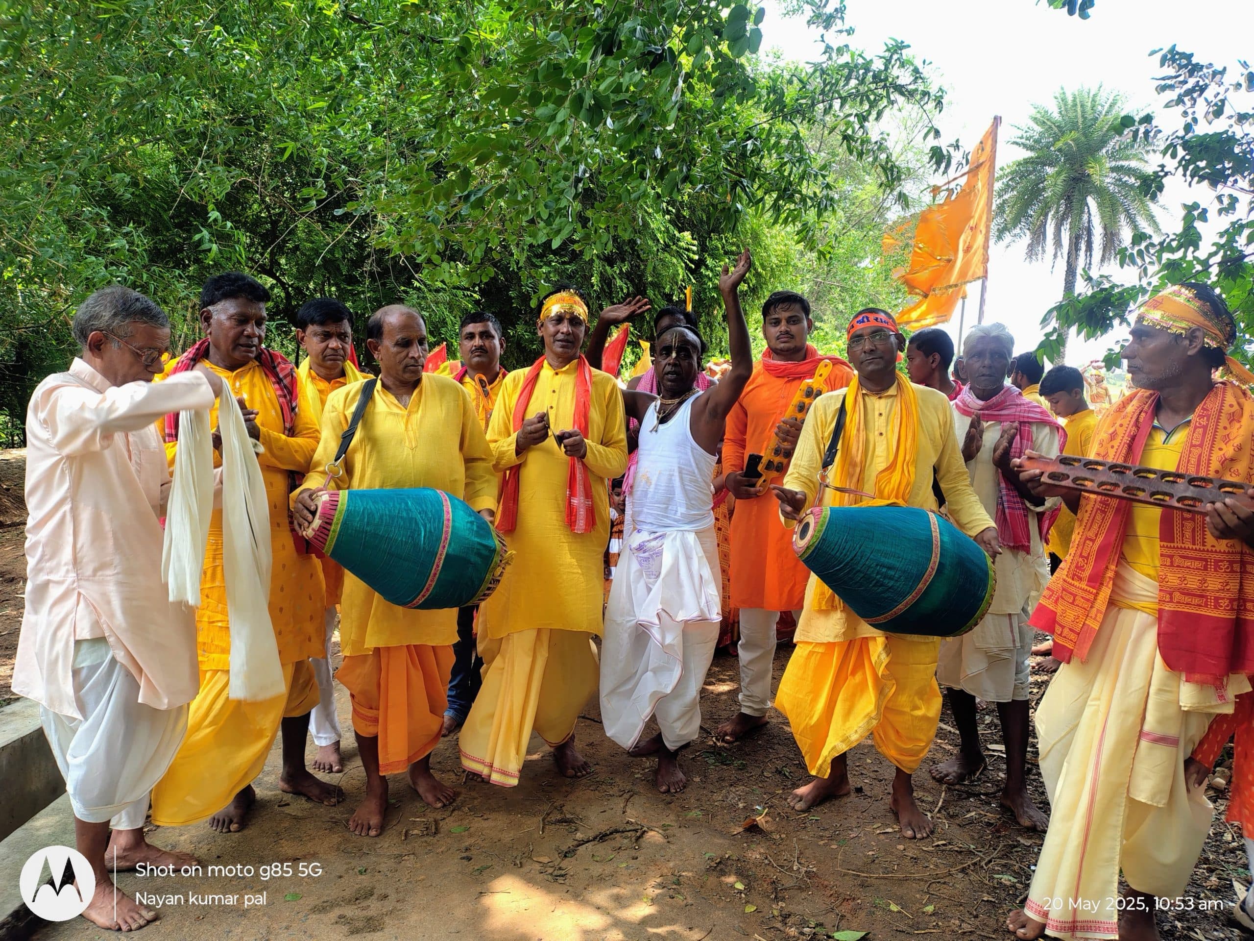 गणपुरा गांव में 24 प्रहर अखंड हरिनाम व लीला कीर्तन शुरू