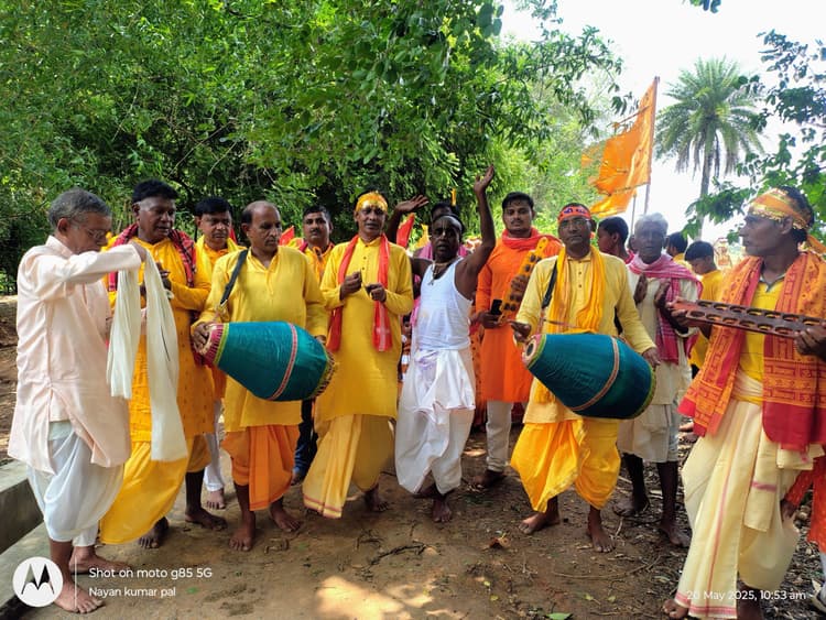 गणपुरा गांव में 24 प्रहर अखंड हरिनाम व लीला कीर्तन शुरू