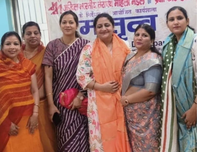 मातृत्व है वरदान पर तेरापंथ महिला मंडल ने की कार्यशाला आयोजित