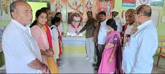 Education news from Samastipur:महाकवि सुमित्रानंदन पंत की मनाई गई जयंती