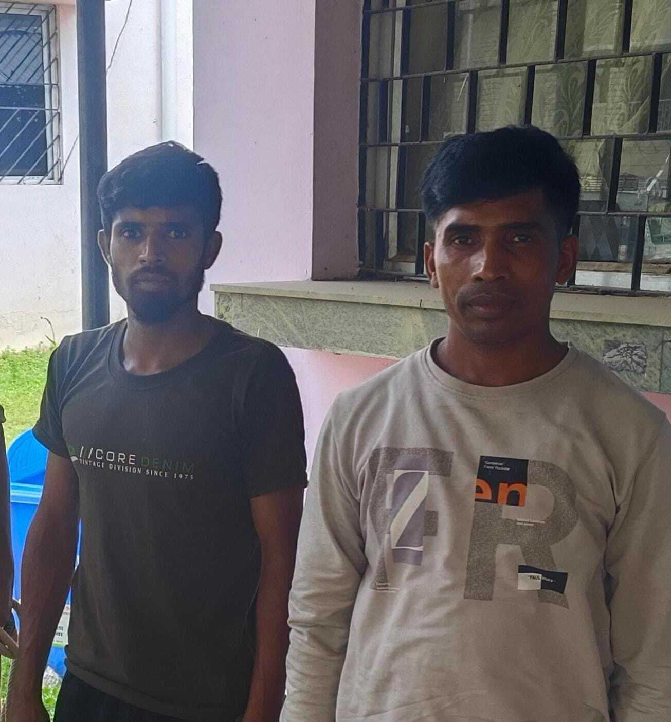 सवा आठ किलो गांजा और 78 हजार रुपये नकद के साथ दो गिरफ्तार