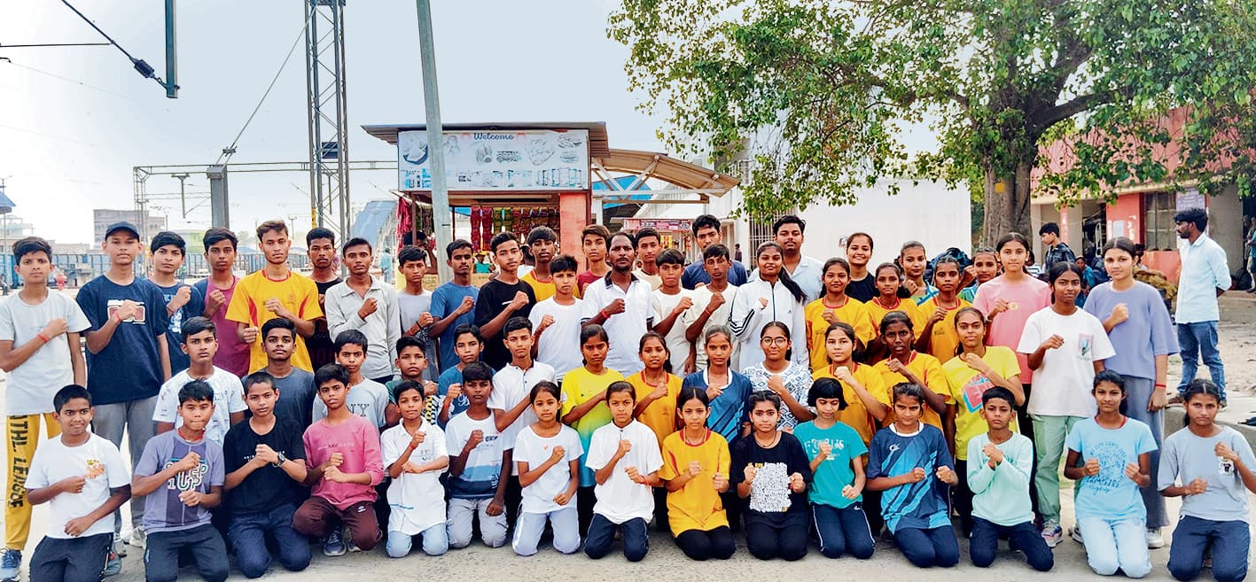 राज्यस्तरीय ताइक्वांडो चैंपियनशिप में भाग लेने शेखपुरा के 68 खिलाड़ियों का दल रवाना