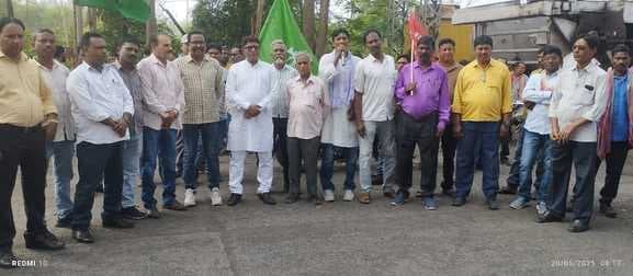 नुक्कड़ सभा कर देशव्यापी हड़ताल के लिए मजदूरों को किया जागरूक