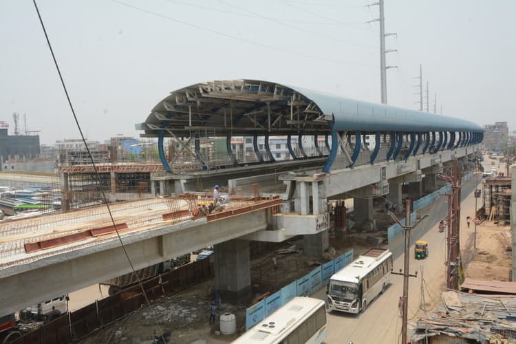 Patna Metro : मलाही पकड़ी से आइएसबीटी तक पटरी बिछाने का काम शुरू
