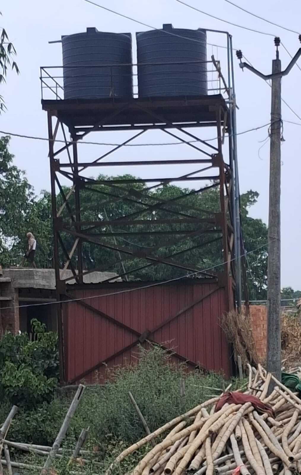 Samastipur News:बिथान के वार्ड 5 में जलमीनार खड़ी कर भूल गया विभाग