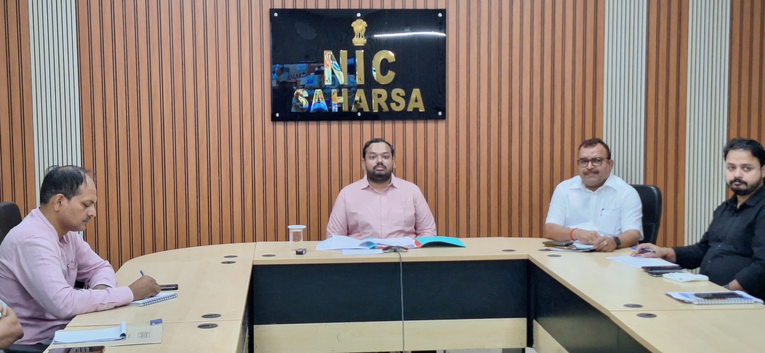 प्रगति यात्रा में की गयी घोषणा के कार्यों की हुई समीक्षा