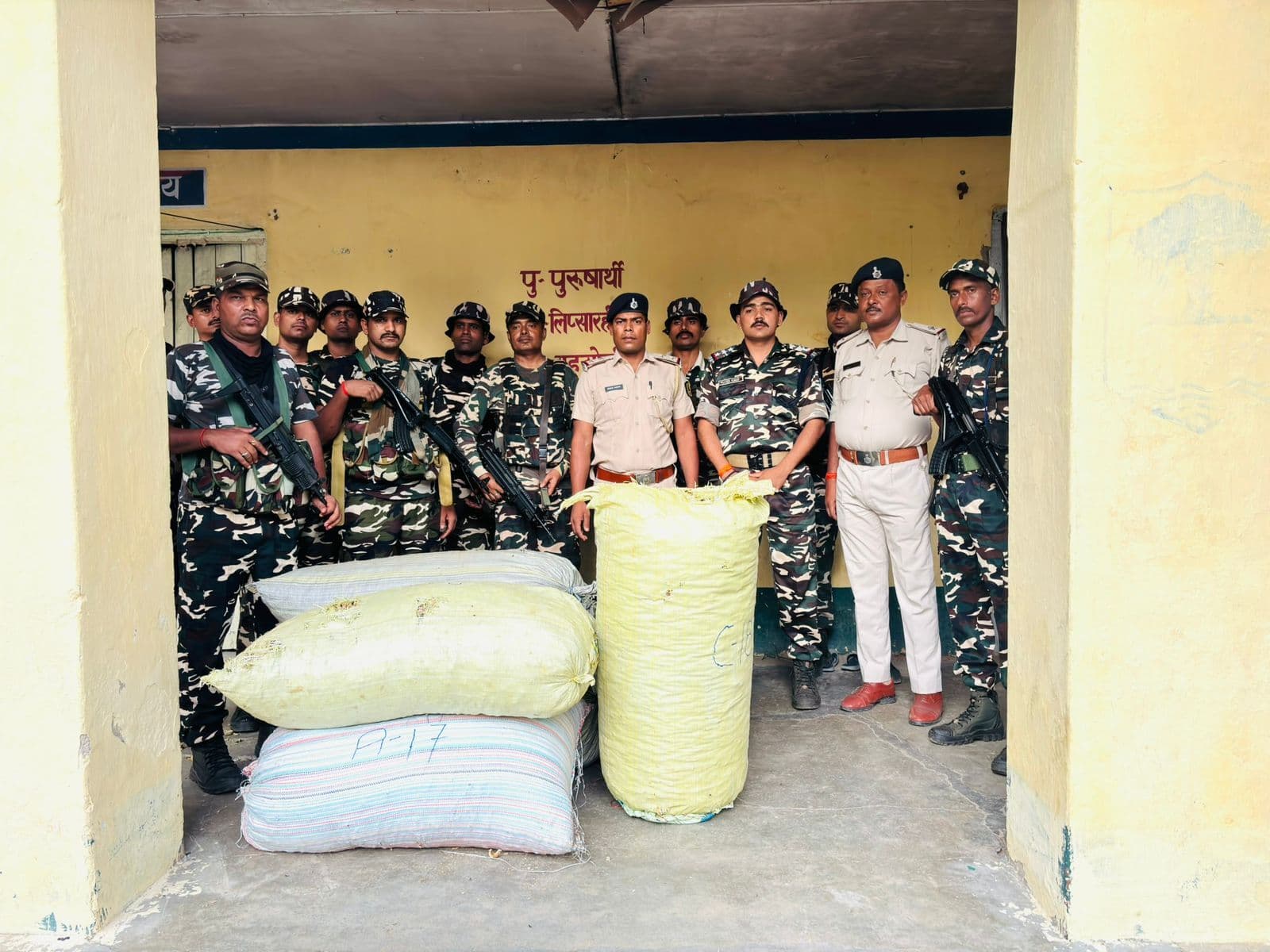 103 किलो डोडा जब्त, छानबीन में जुटी पुलिस