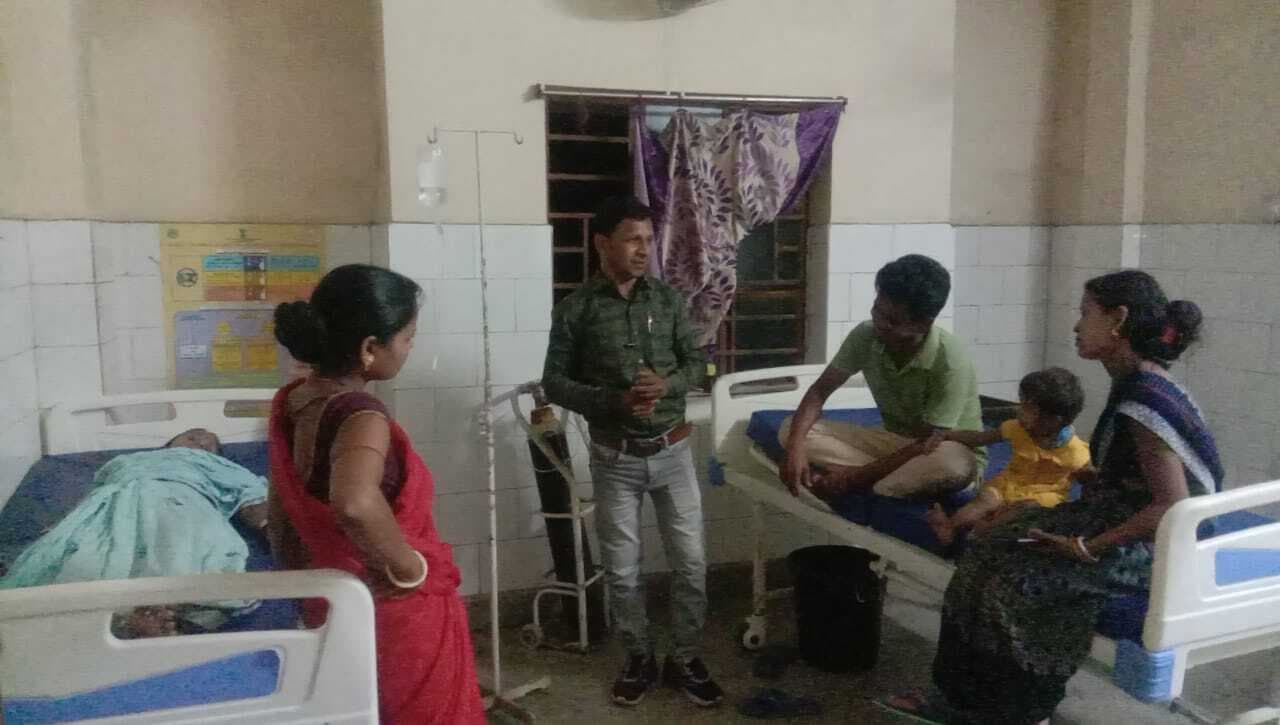 वज्रपात से दो महिलाएं घायल, सीएचसी में इलाजरत