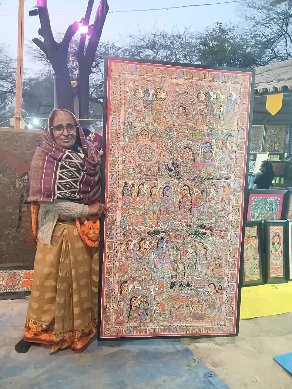 Madhubani News :राष्ट्रपति भवन में मिथिला लोकचित्र कला कार्यशाला में भाग लेंगे शहर के कई कलाकार