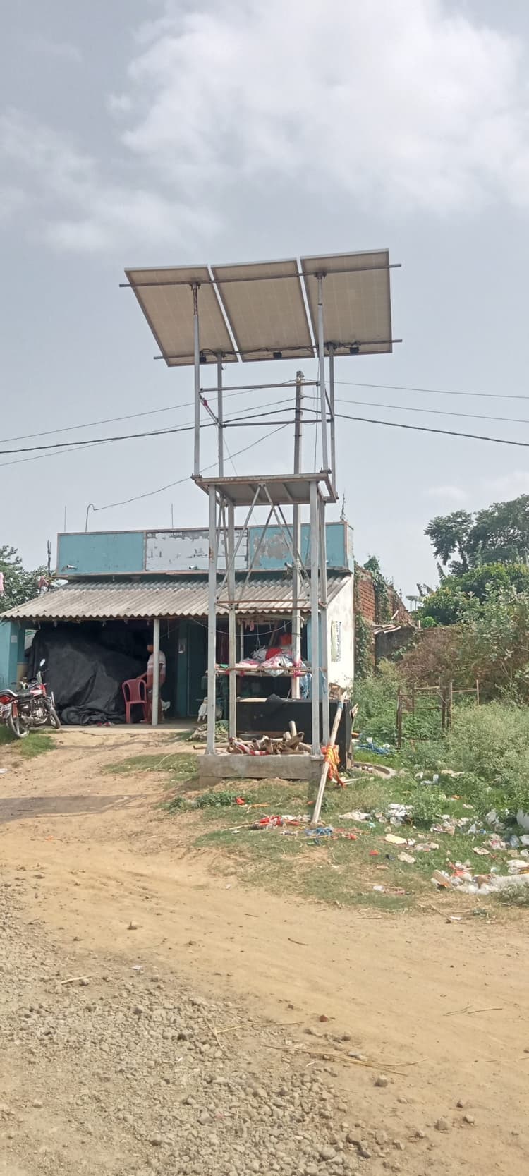 स्ट्रक्चर तैयार कर अधूरी छोड़ दी गयी जलमीनार