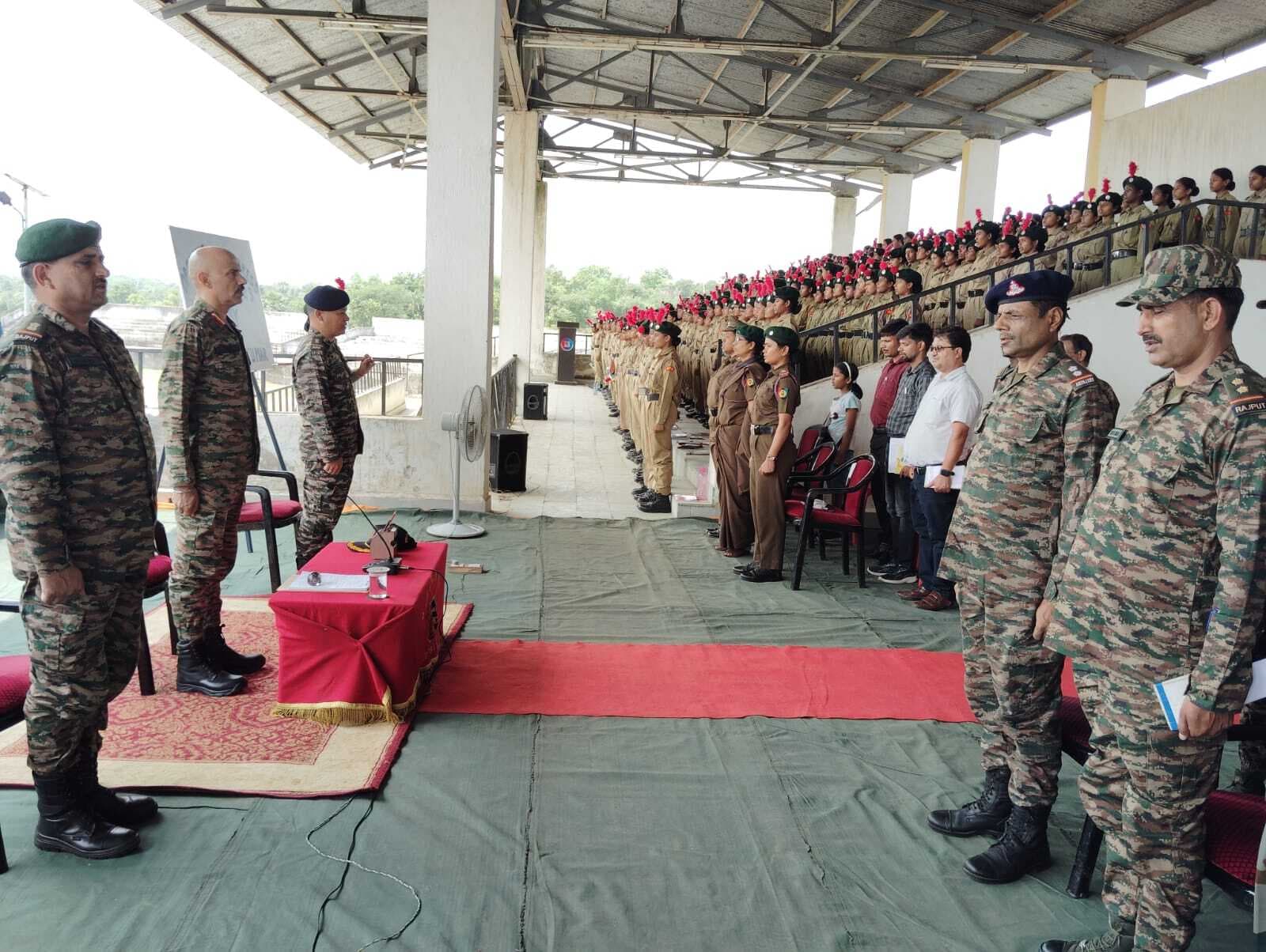 पूरे संताल परगना से एनसीसी की 525 गर्ल्स कैडेट ले रहीं भाग