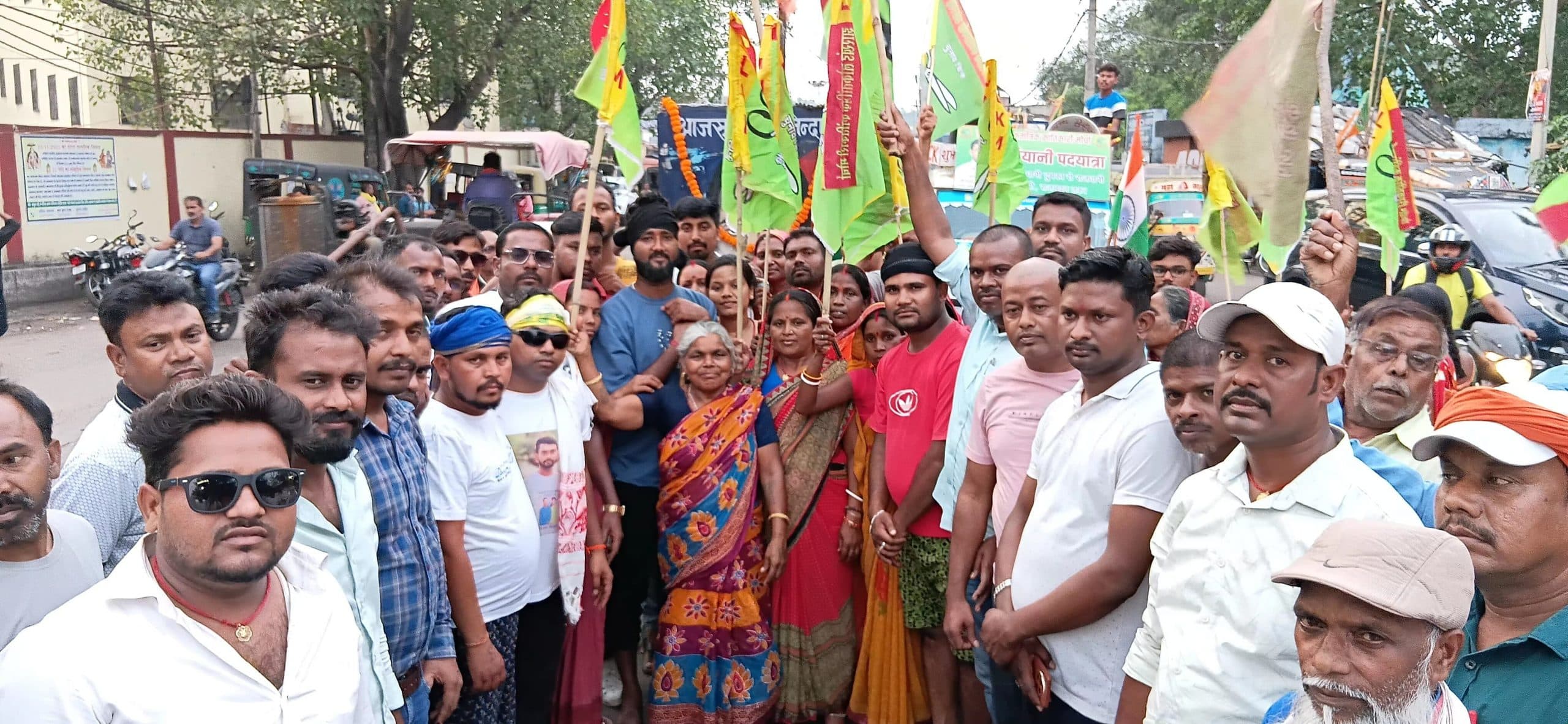 Bokaro News : जेएलकेएम की खतियानी पद यात्रा पहुंची फुसरो