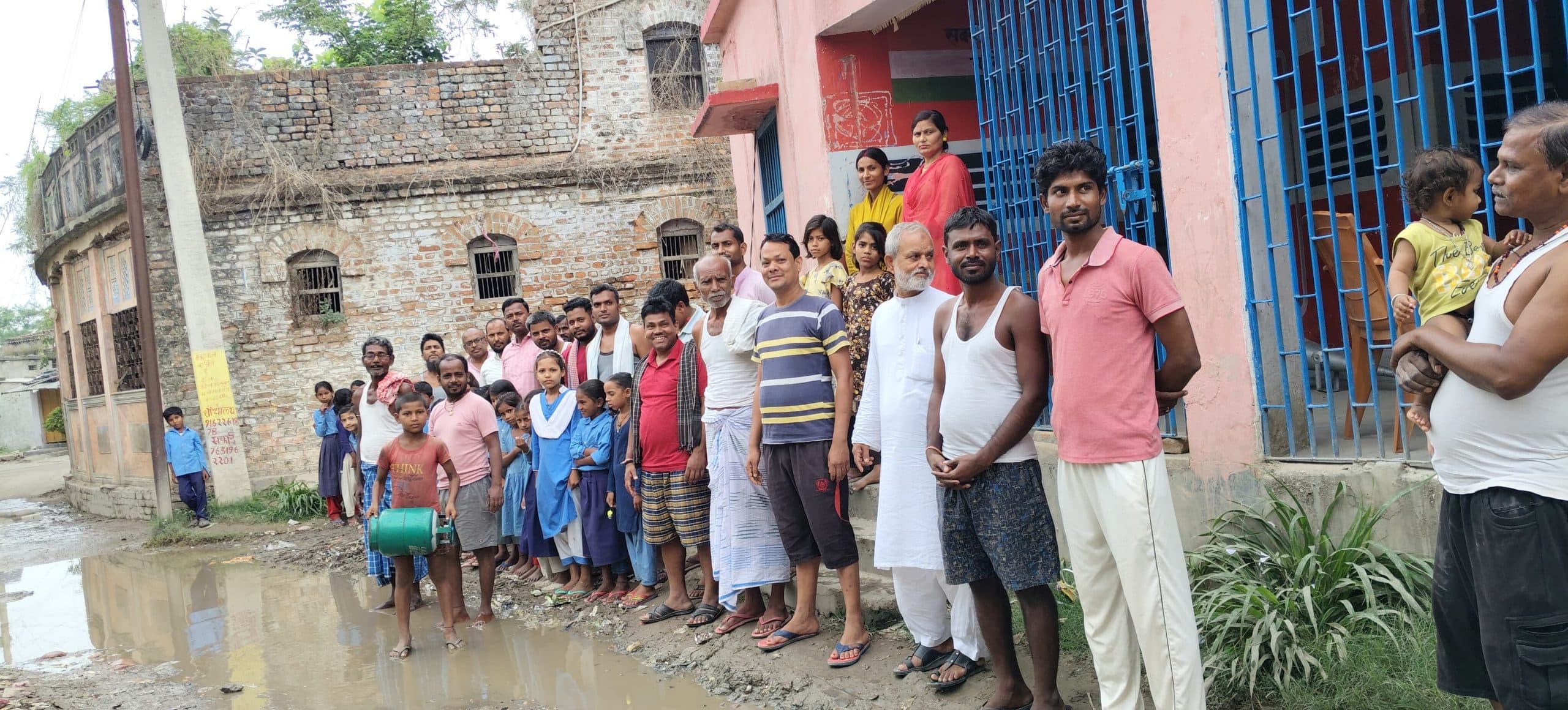 Samastipur News:जल जमाव से निजात को लेकर ग्रामीणों की हुई बैठक