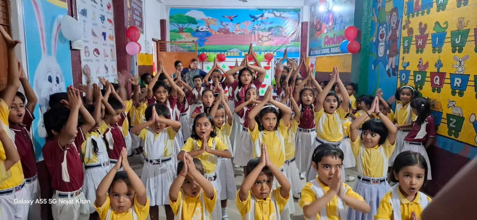 समर कैंप में बच्चों ने दिखायी अपनी प्रतिभा