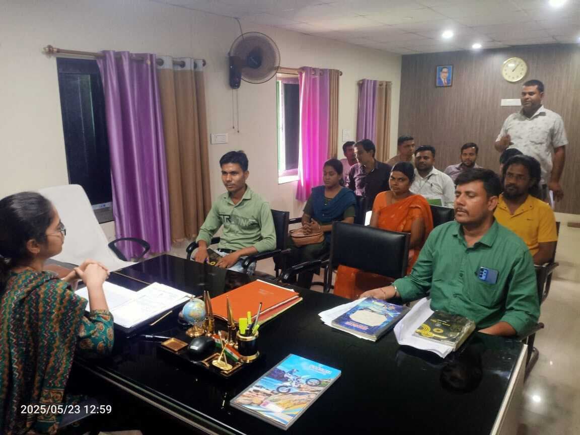 स्वच्छता अभियान को लेकर बीडीओ ने की बैठक