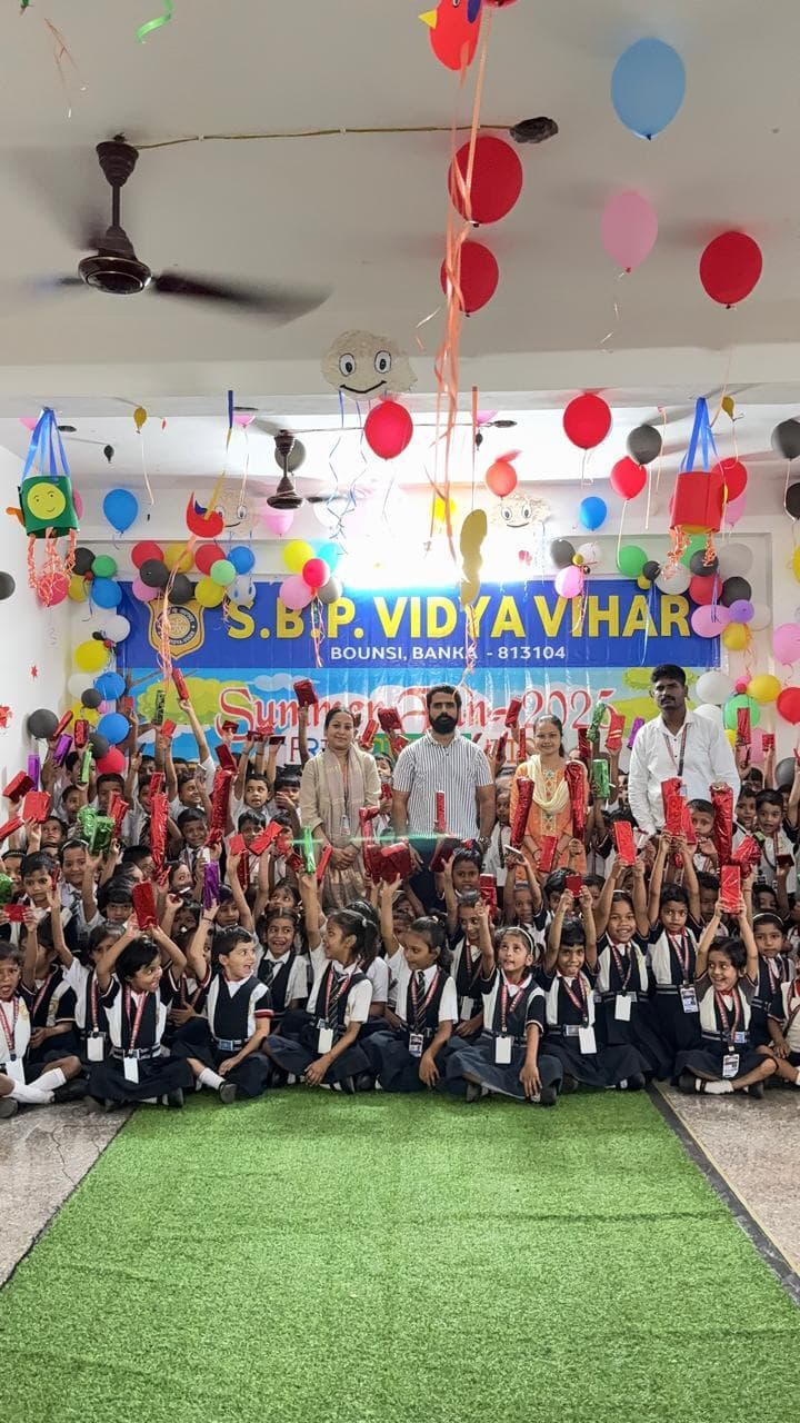 एसबीपी विद्या विहार में समर फन एक्टिविटी का आयोजन