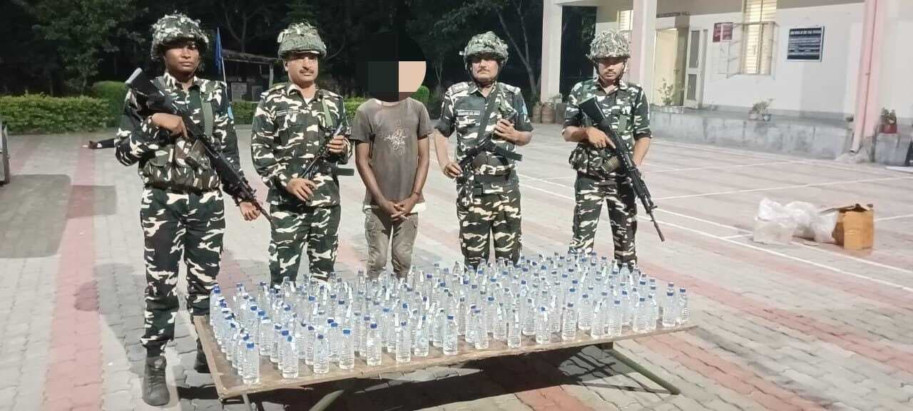 154 लीटर नेपाली शराब के साथ तस्कर गिरफ्तार