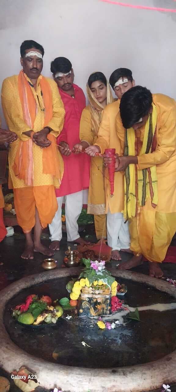 महामृत्युंजय जाप के समापन पर उमड़ी श्रद्धालुओं की भीड़