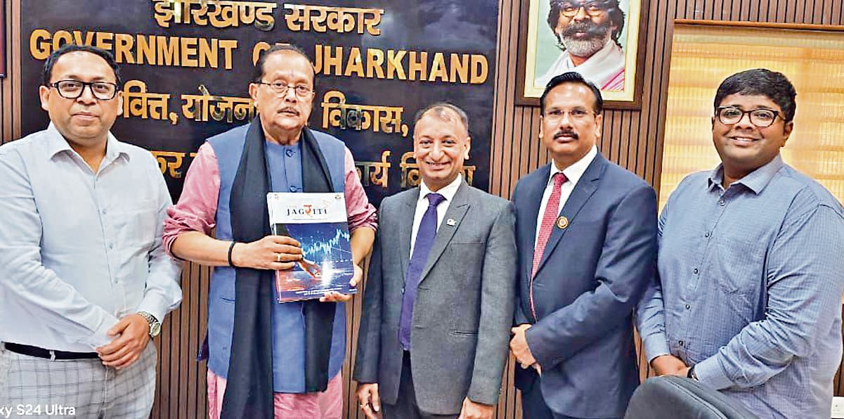 Ranchi News : वित्त मंत्री से आइसीएआइ का प्रतिनिधिमंडल मिला