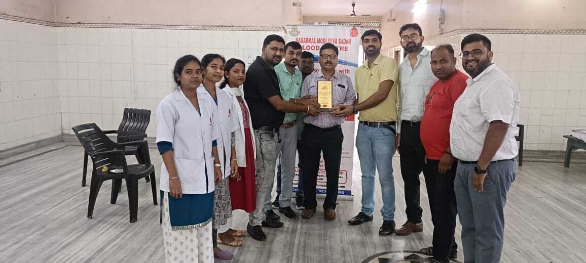 राजस्थान भवन में 39 लोगों ने किया रक्तदान