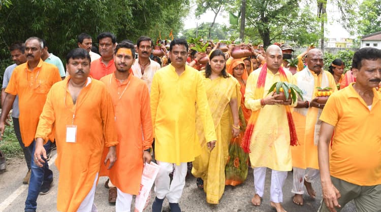 मधुबनी महावीर मंदिर में महायज्ञ को लेकर अनुष्ठान शुरू