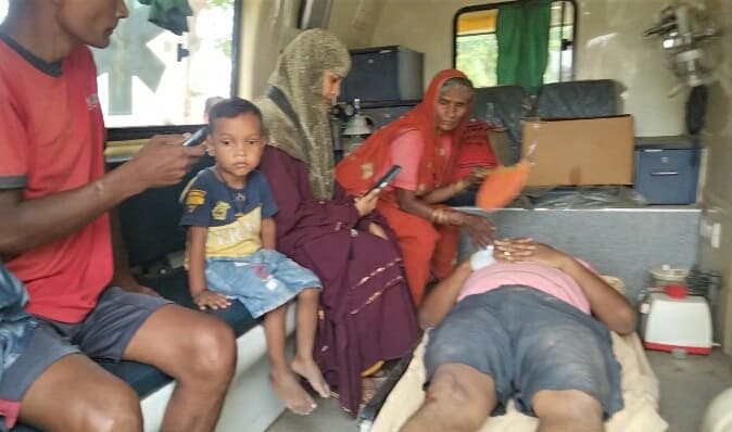 स्कॉर्पियो के धक्के से साइकिल सवार जख्मी, रेफर