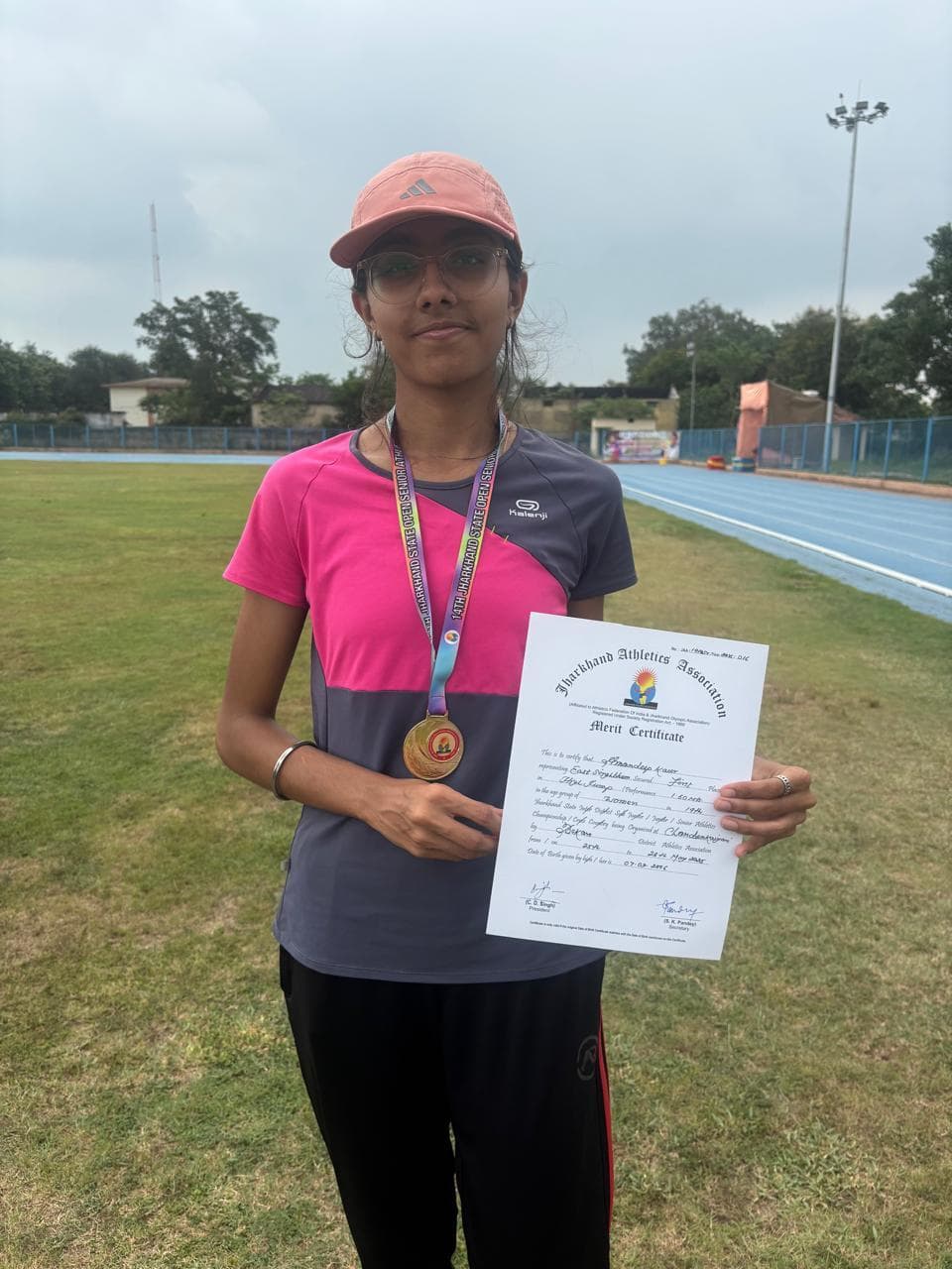 senior jharjkhand state athletics :  जिले की अमनदीप, विधि रावल व गीतराज ने जीता स्वर्ण पदक