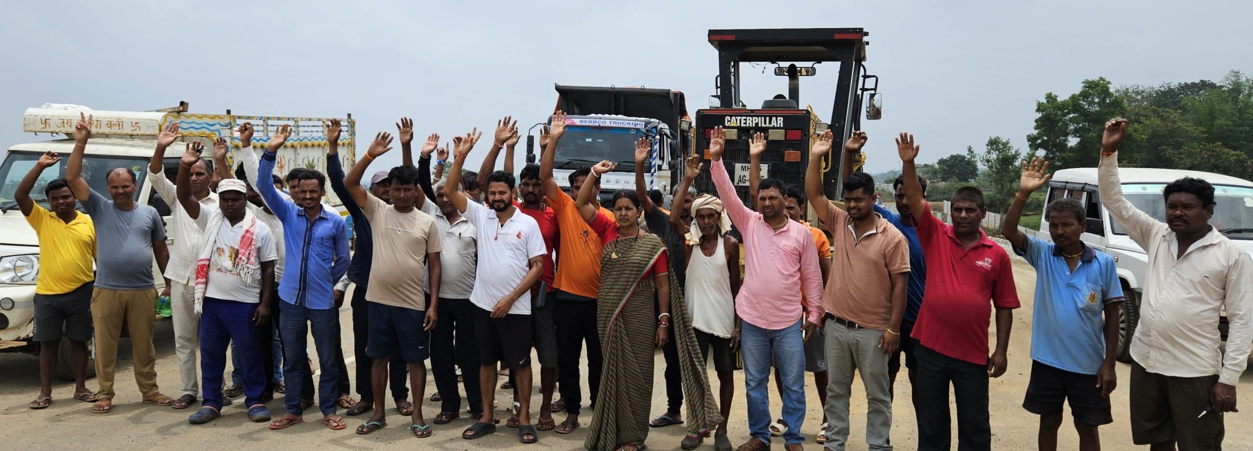 ग्रामीणों ने भारत माला परियोजना का काम रोका