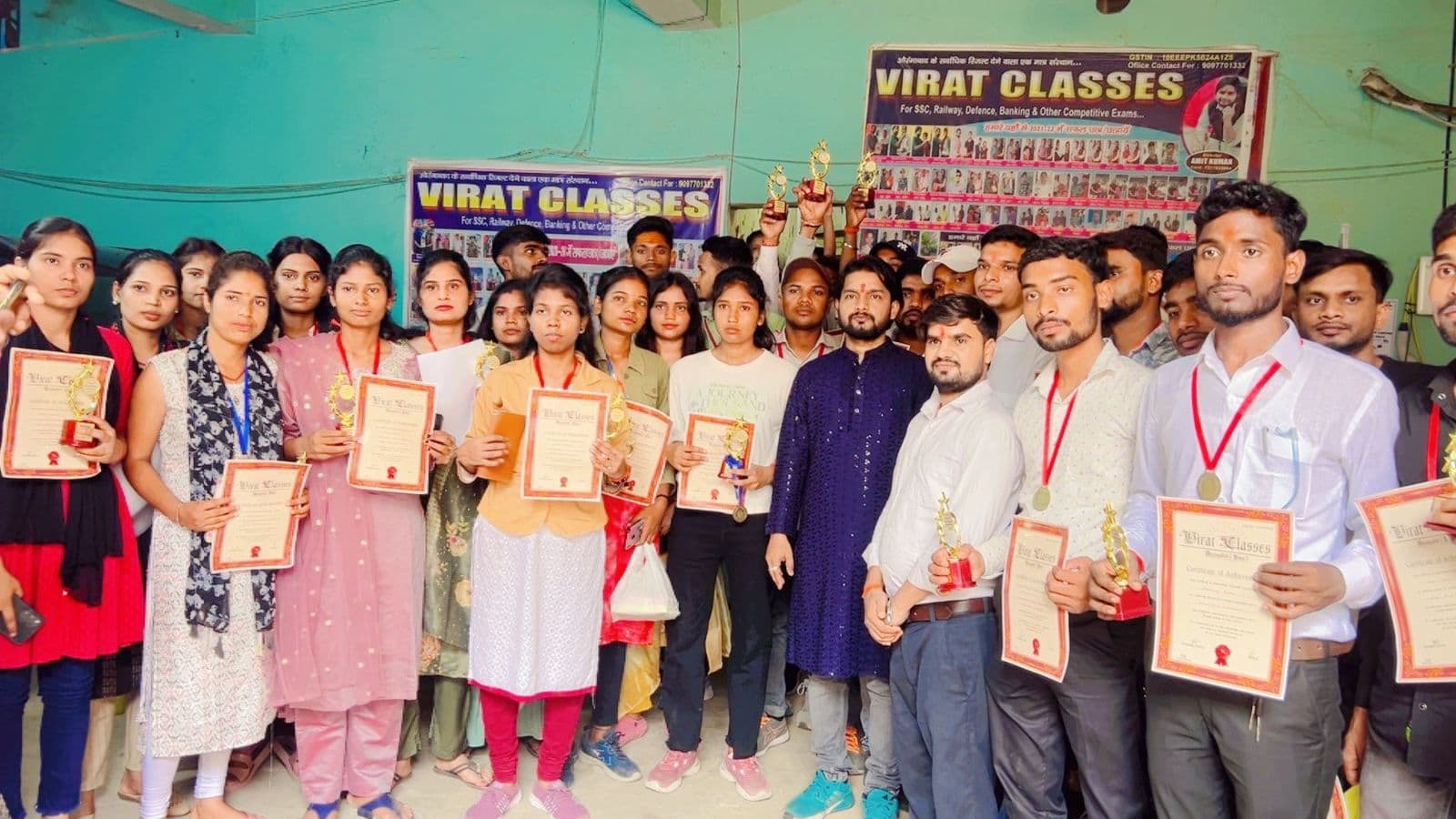 Aurangabad News : बिहार पुलिस में चयनित 42 प्रतिभागी हुए सम्मानित