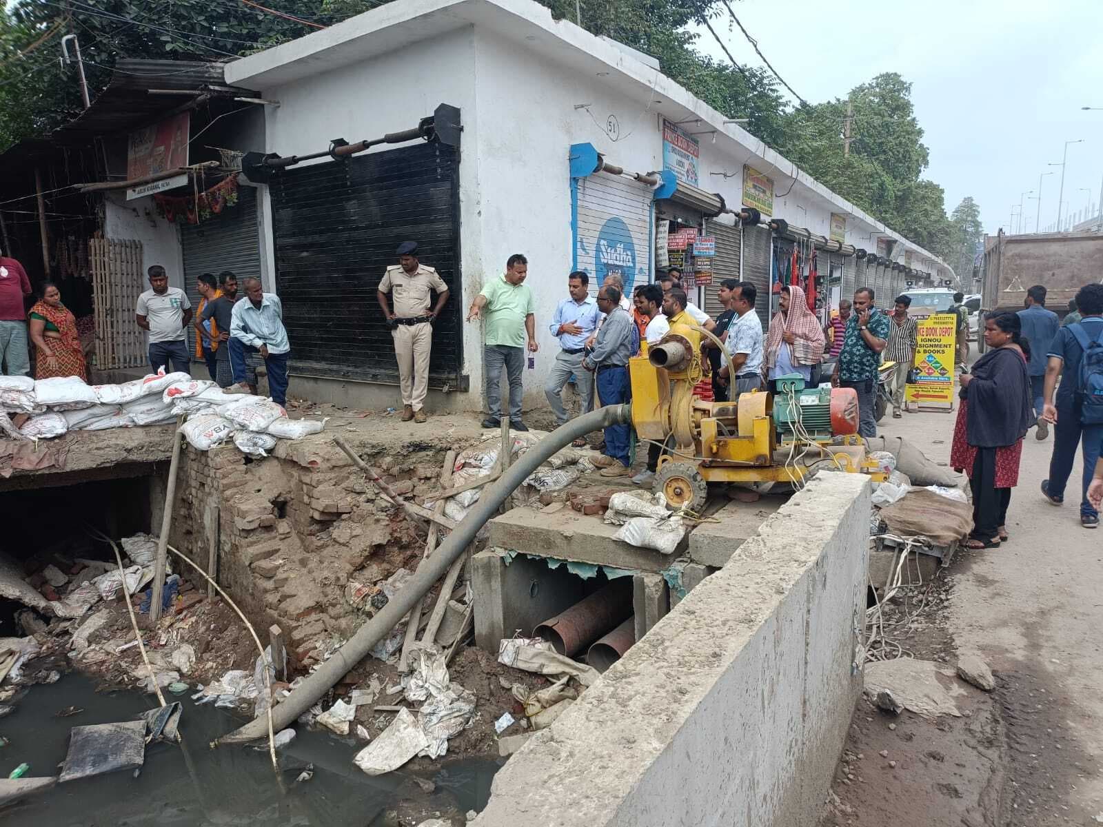 Patna News दो दिनों में सैदपुर संप को पास बने नाले से कनेक्ट करने का निर्देश