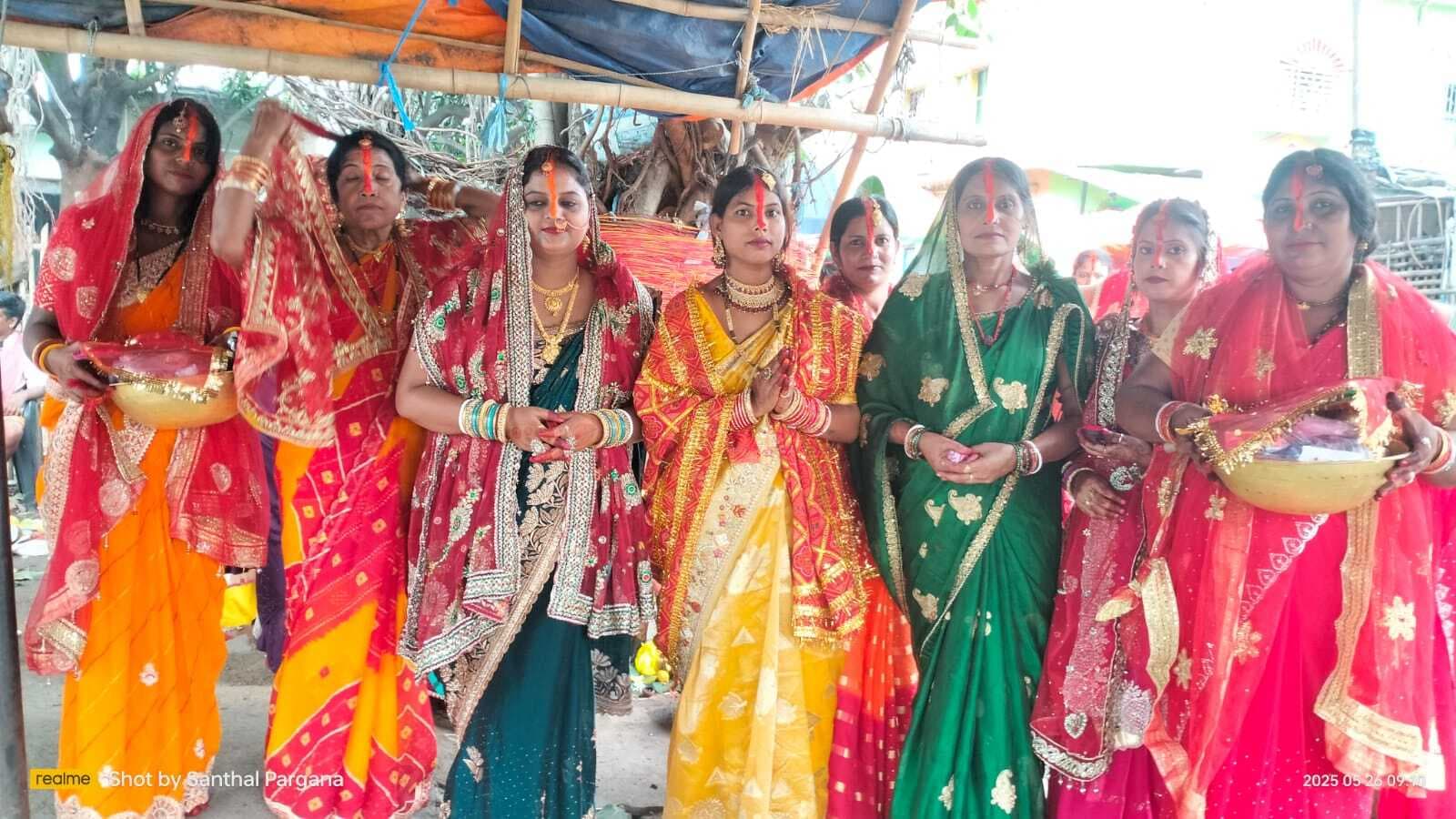 अमड़ापाड़ा में भी नवविवाहितों में दिखा उत्साह