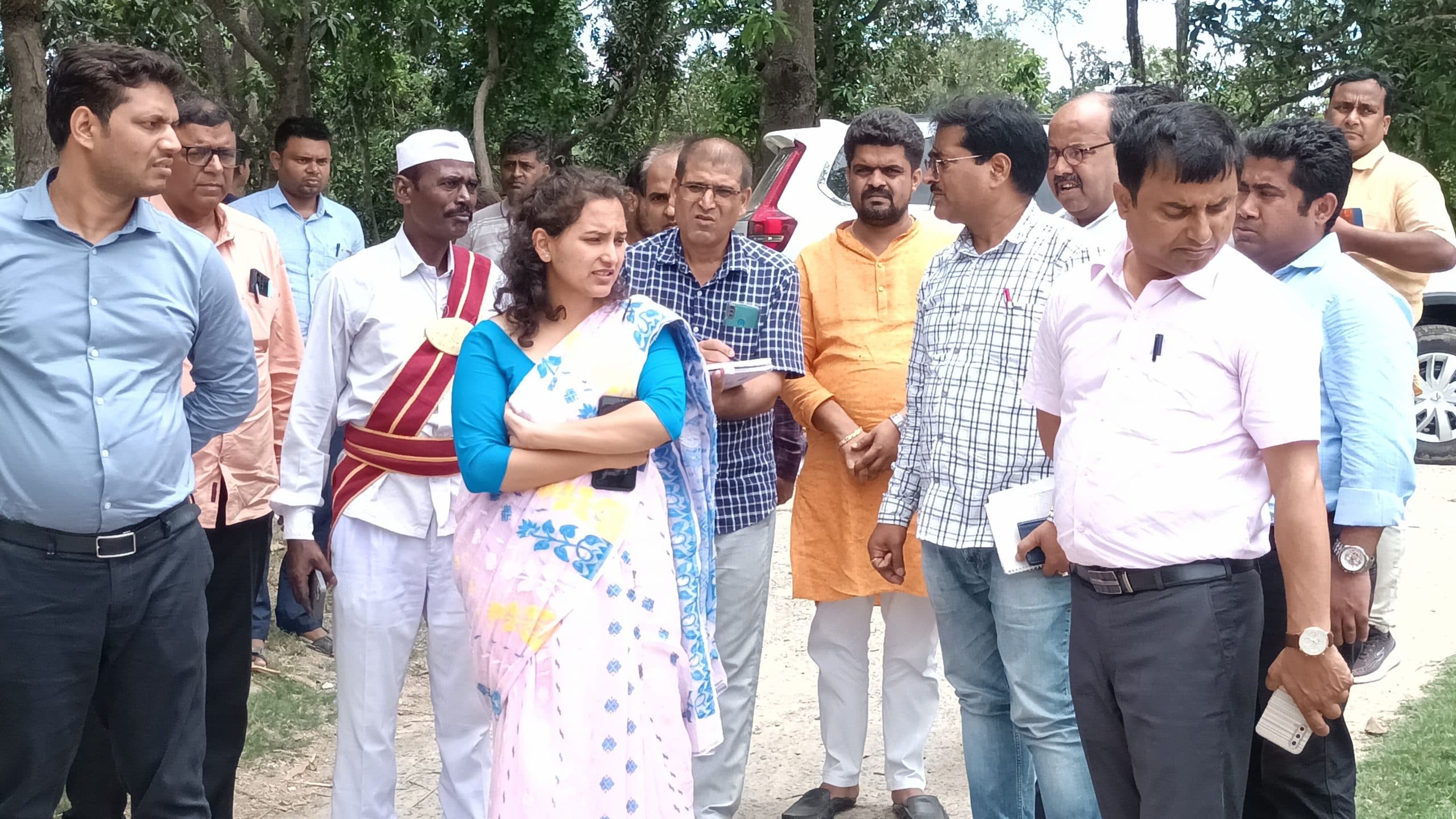 Samastipur News:डीडीसी ने तीसरी बार की रोहुआ पूर्वी पंचायत के विभिन्न योजनाओं की जांच